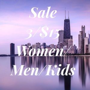 Items marked 🛍 SALE! = 3/$15. Bundle for offer!